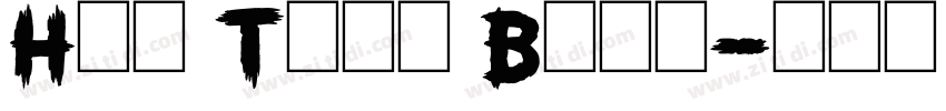 Hep Them Bold字体转换